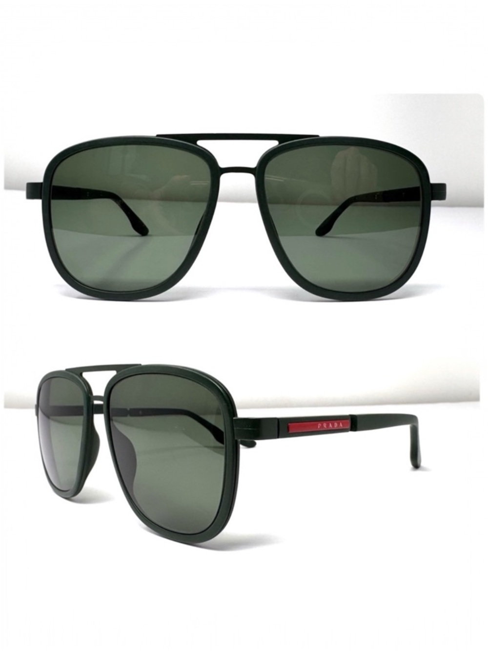 PRADA aviator sunglasses, unisex, made in Italy